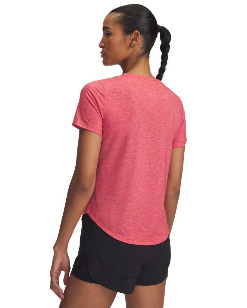 Women's UA Breezy Jersey Collegiate V-Neck T-Shirt Product Image