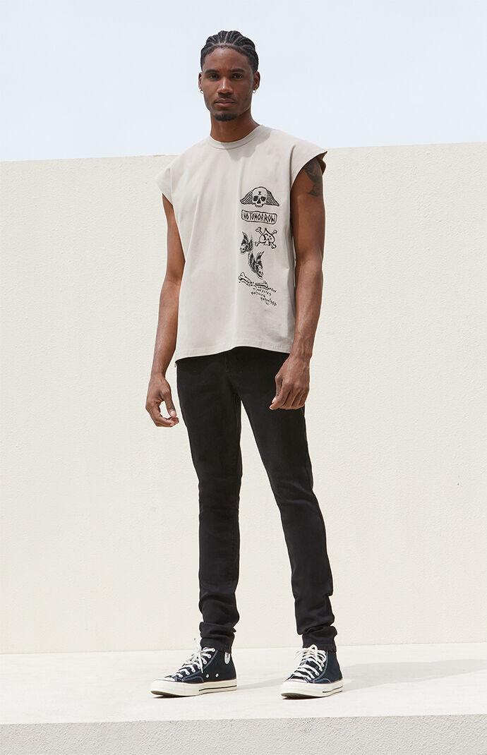 Men's High Stretch Stacked Skinny Jeans - 36W x 32L Product Image
