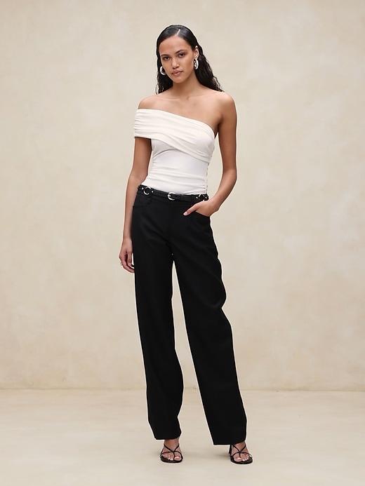 Lido Straight Italian Wool Pant Product Image