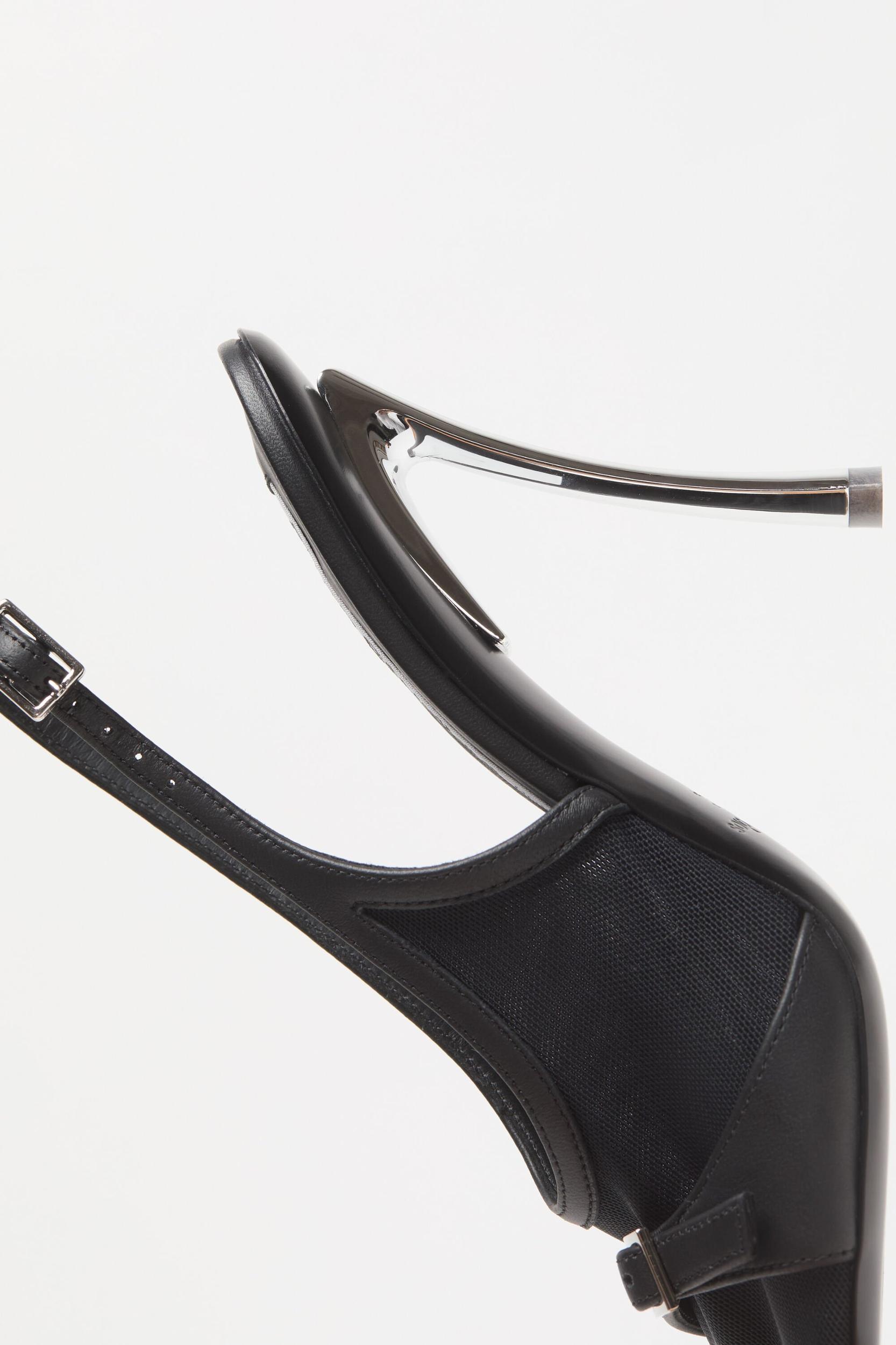 Mesh slingback heels Product Image