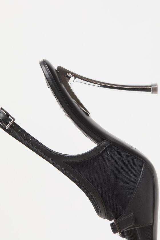Mesh slingback heels Product Image