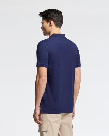MENS NICHOLSON RIB COLLAR PIQUE POLO - B6K401F200 Product Image