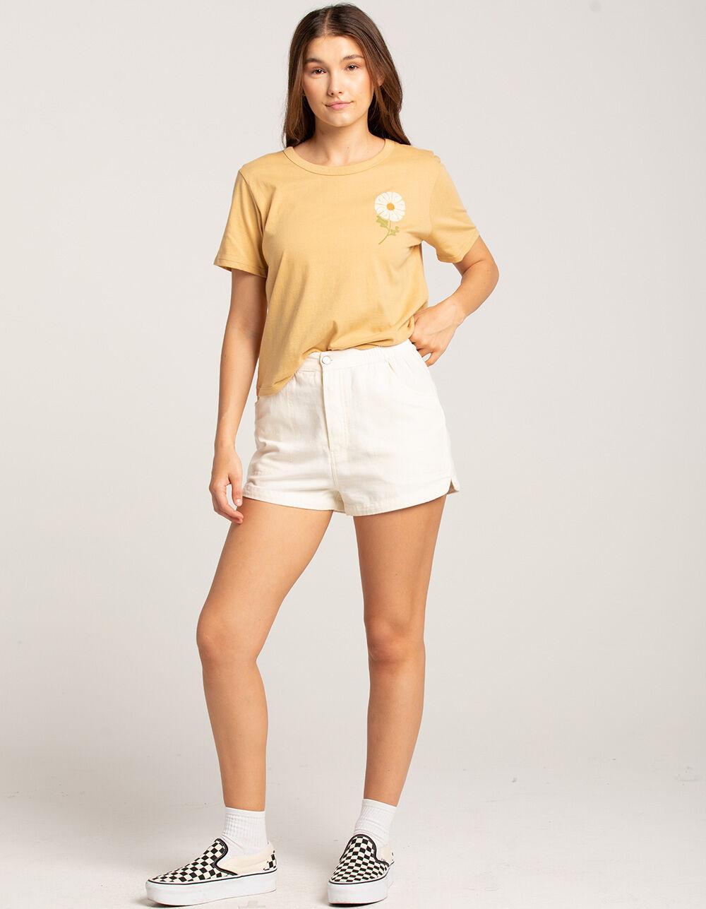 RVCA Venice Womens Canvas Shorts - NATURAL Product Image