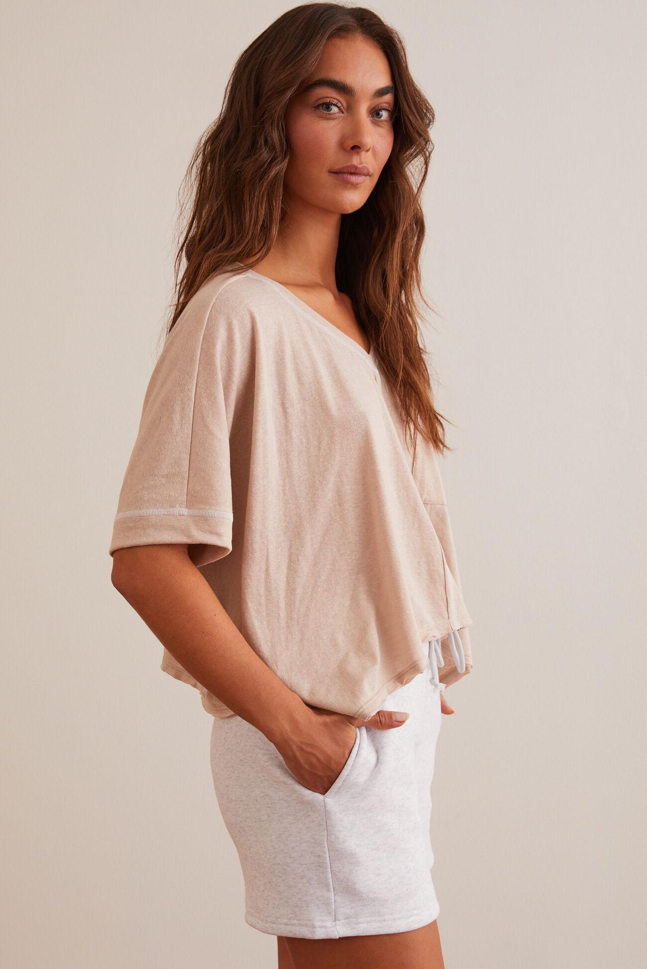 Wanderer Slouch V-Neck Tee Product Image