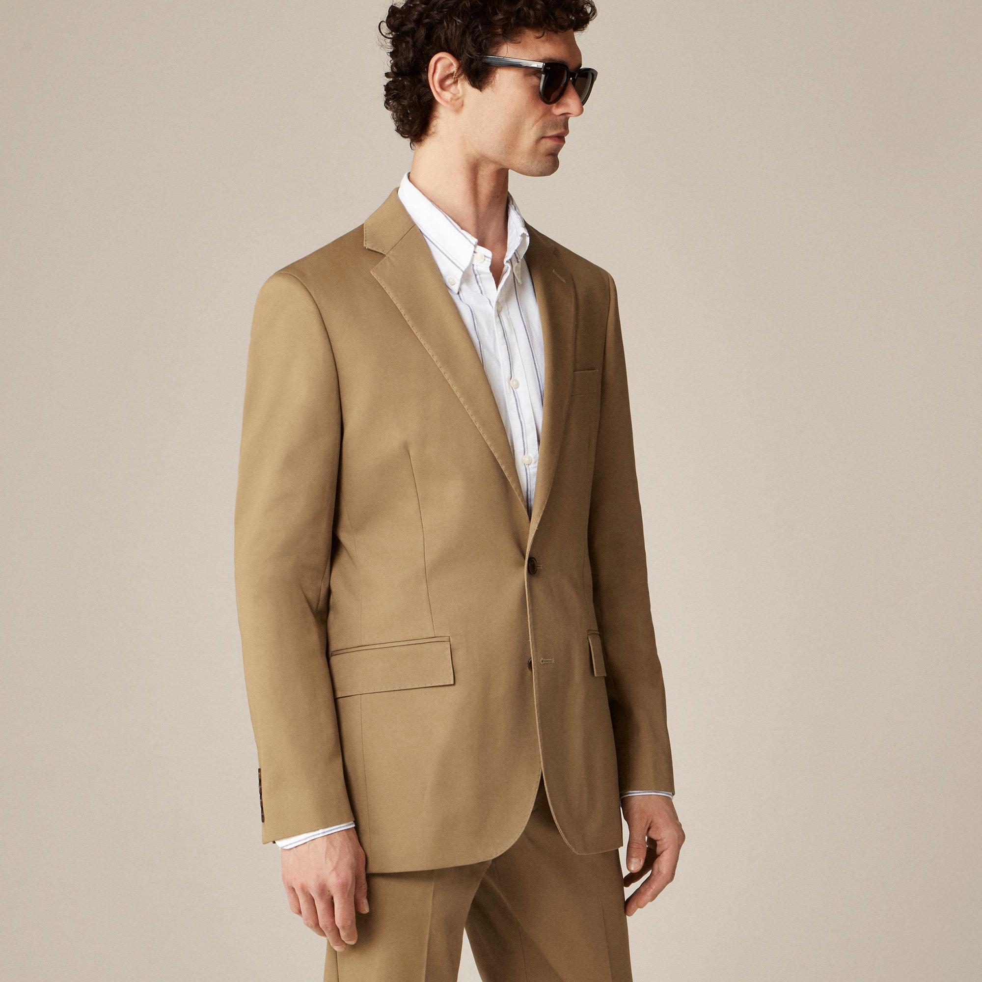 Ludlow Slim-fit suit jacket in Japanese cotton chino Product Image