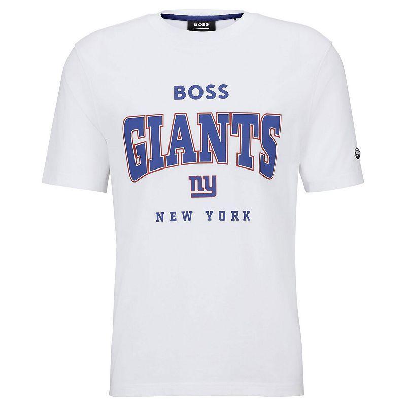 Men's BOSS X NFL  White Los Angeles Rams Huddle T-Shirt, Size: Medium Product Image