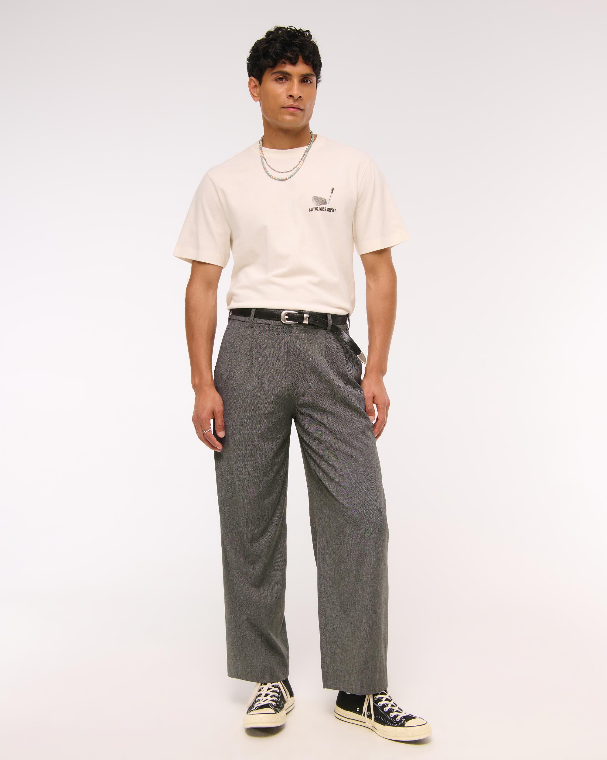 Pleated Baggy Trouser Product Image