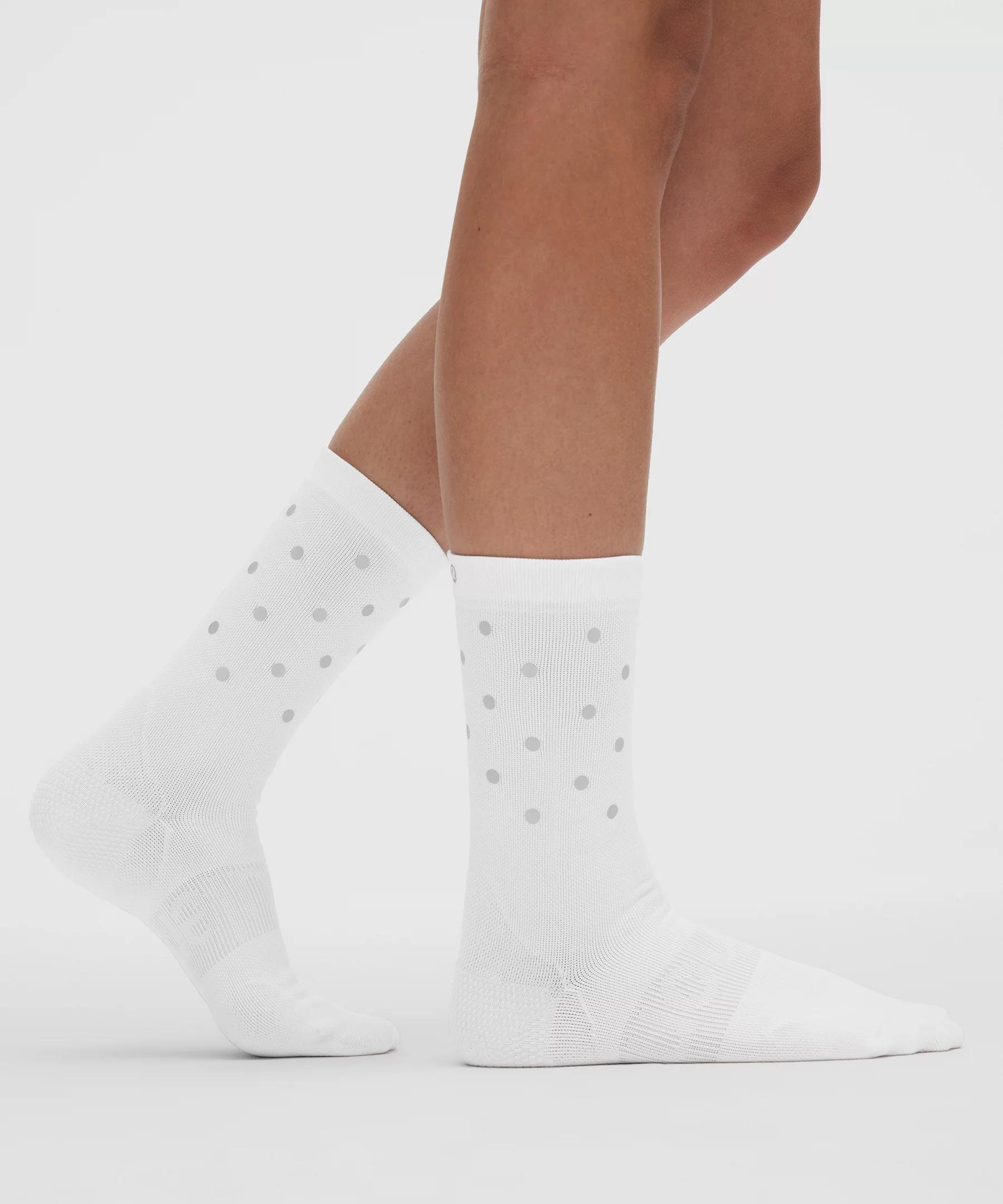 Women's Power Stride Crew Socks *Dot Reflective Product Image