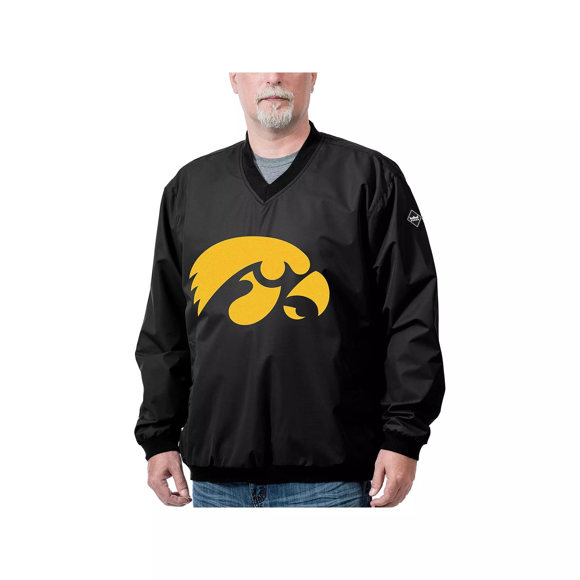 Men's Iowa Hawkeyes Franchise Logo Pullover, Size: Small, Black Product Image