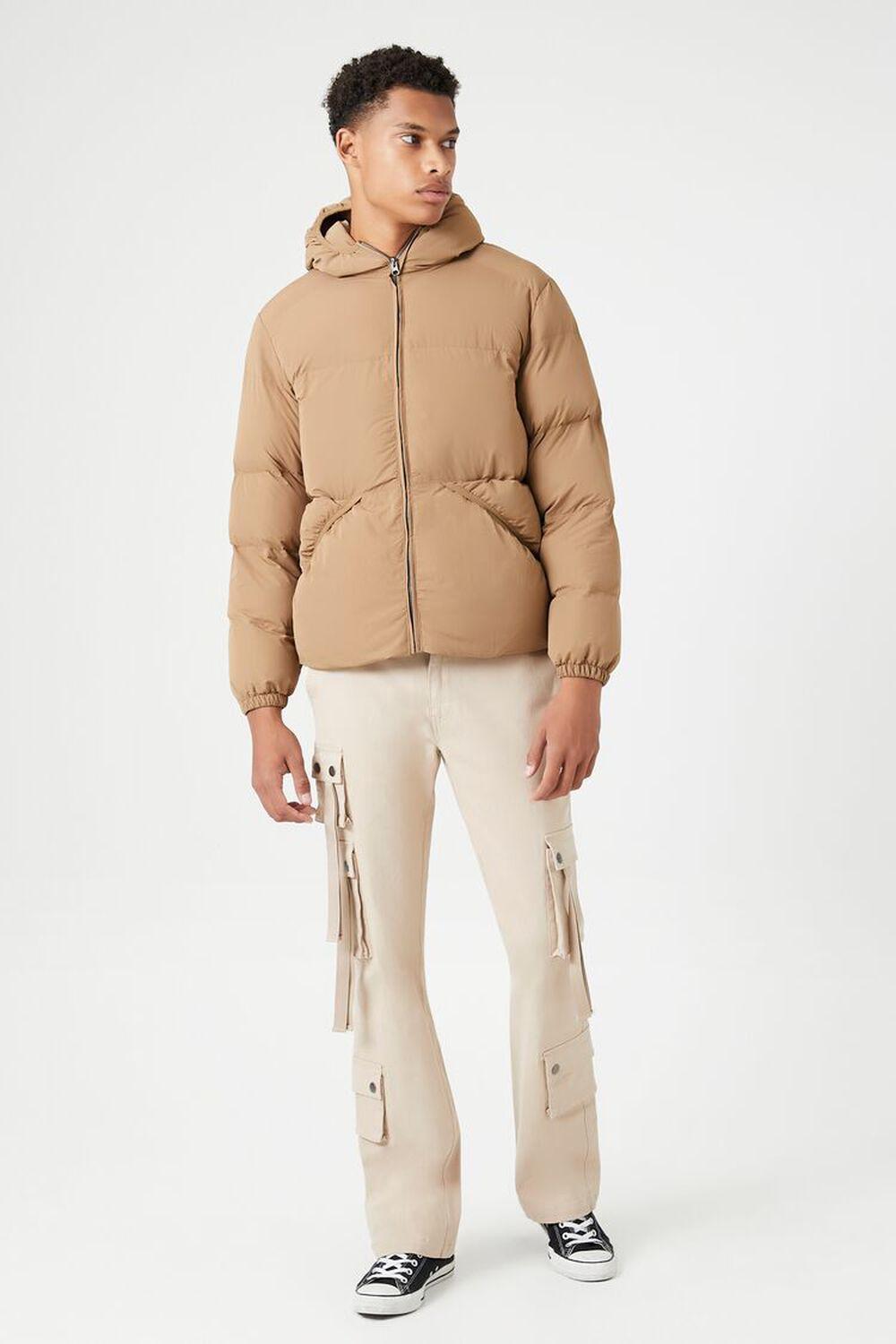Hooded Zip-Up Puffer Jacket | Forever 21 Product Image
