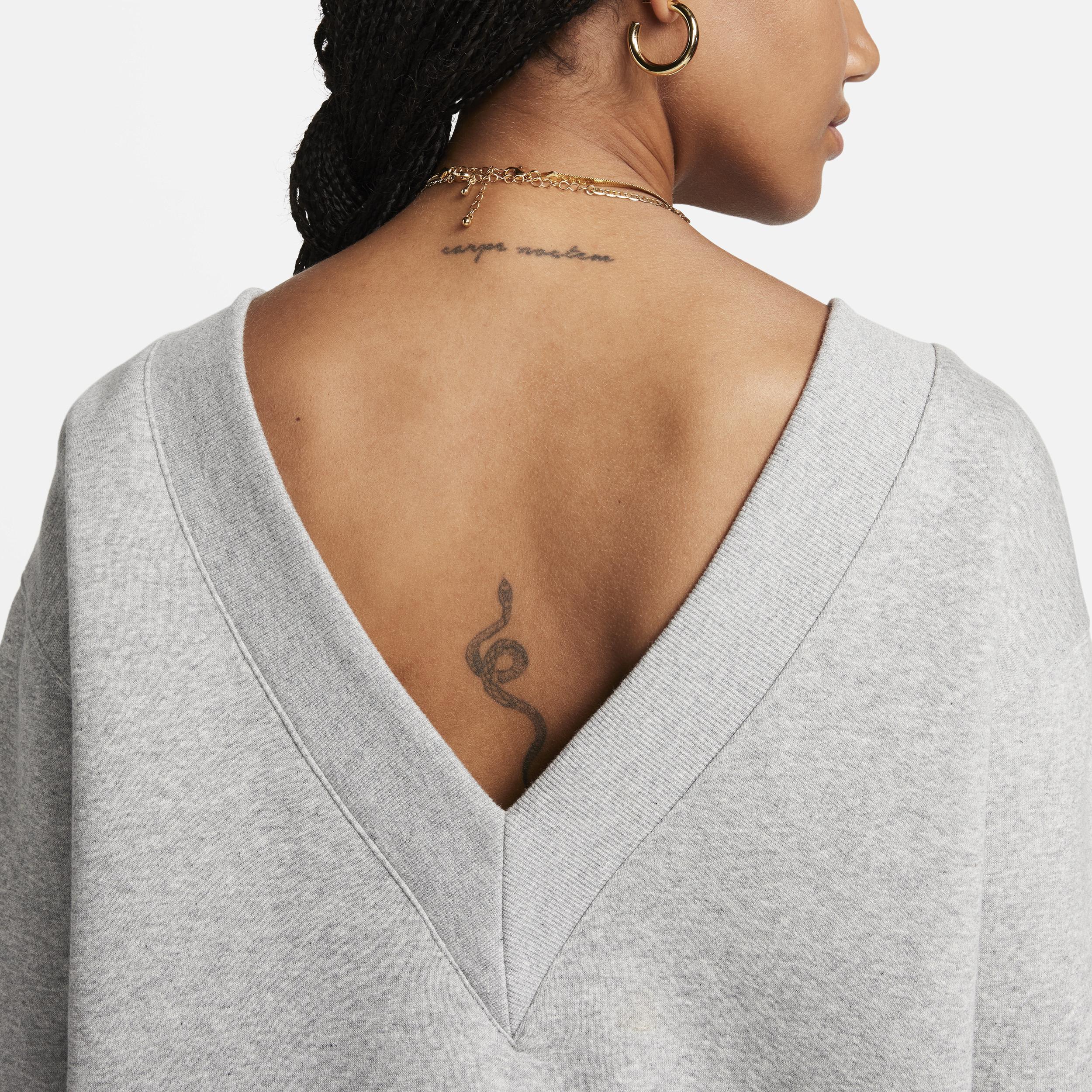 Nike Sportswear Phoenix Fleece Women's Oversized V-Neck Sweatshirt Product Image