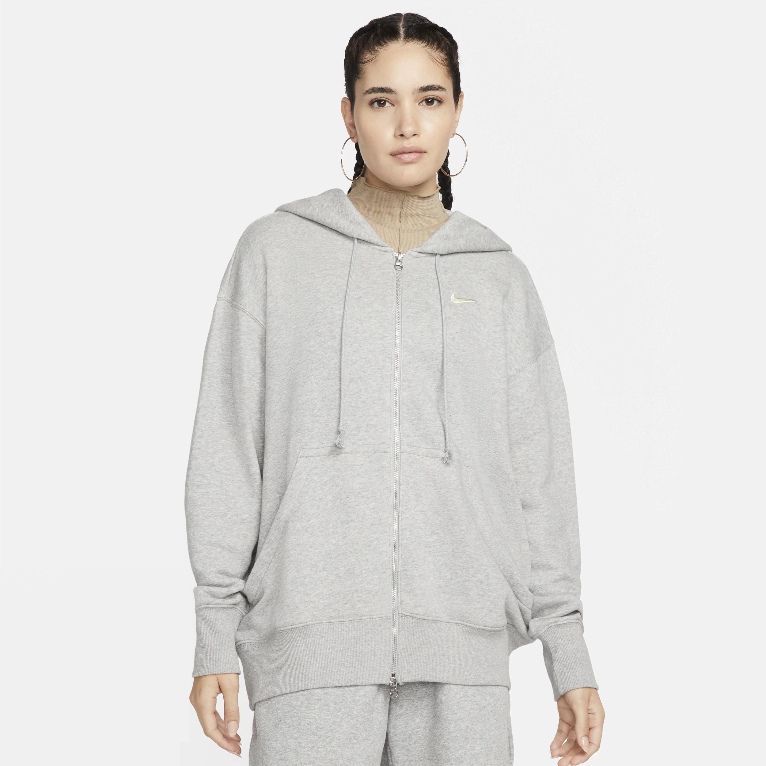 Nike Womens Sportswear Phoenix Fleece Oversized Full-Zip Hoodie Product Image