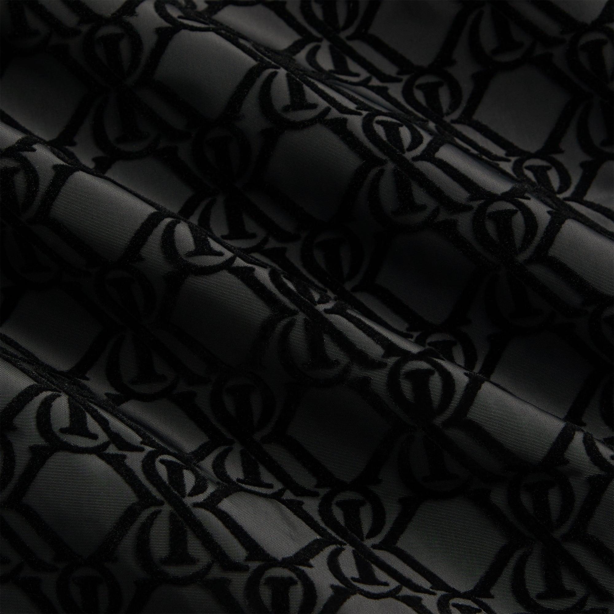 Kith Flocked Monogram Elias Pant - Black Male Product Image
