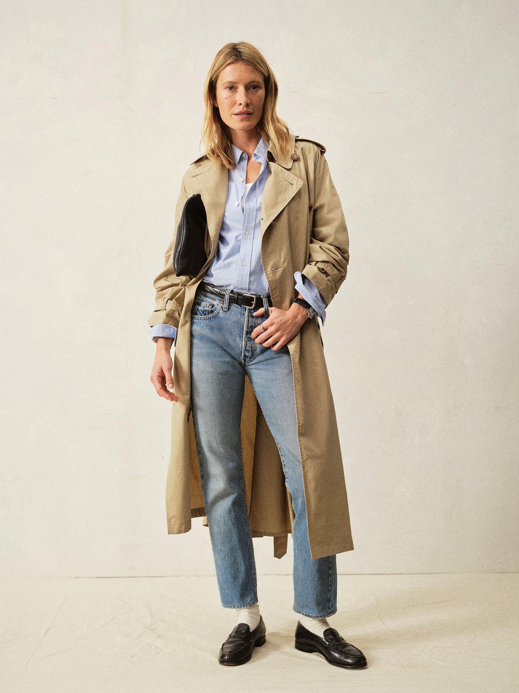 Rockaway Khaki Parachute Poplin Trench Product Image