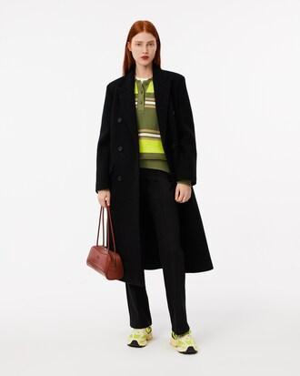 Ribbed Striped Knit Polo Sweater Product Image