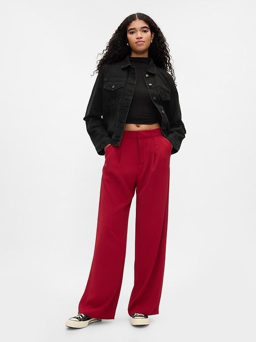 365 High Rise Pleated Trousers Product Image
