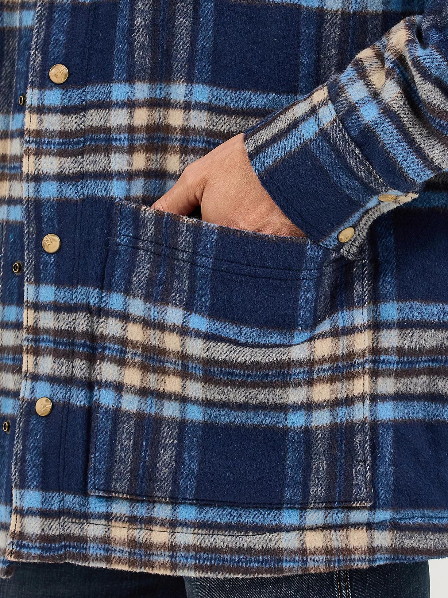 Men's Wrangler Quilt Lined Flannel Shirt Jacket | Men's JACKETS & OUTERWEAR | Wrangler® Product Image