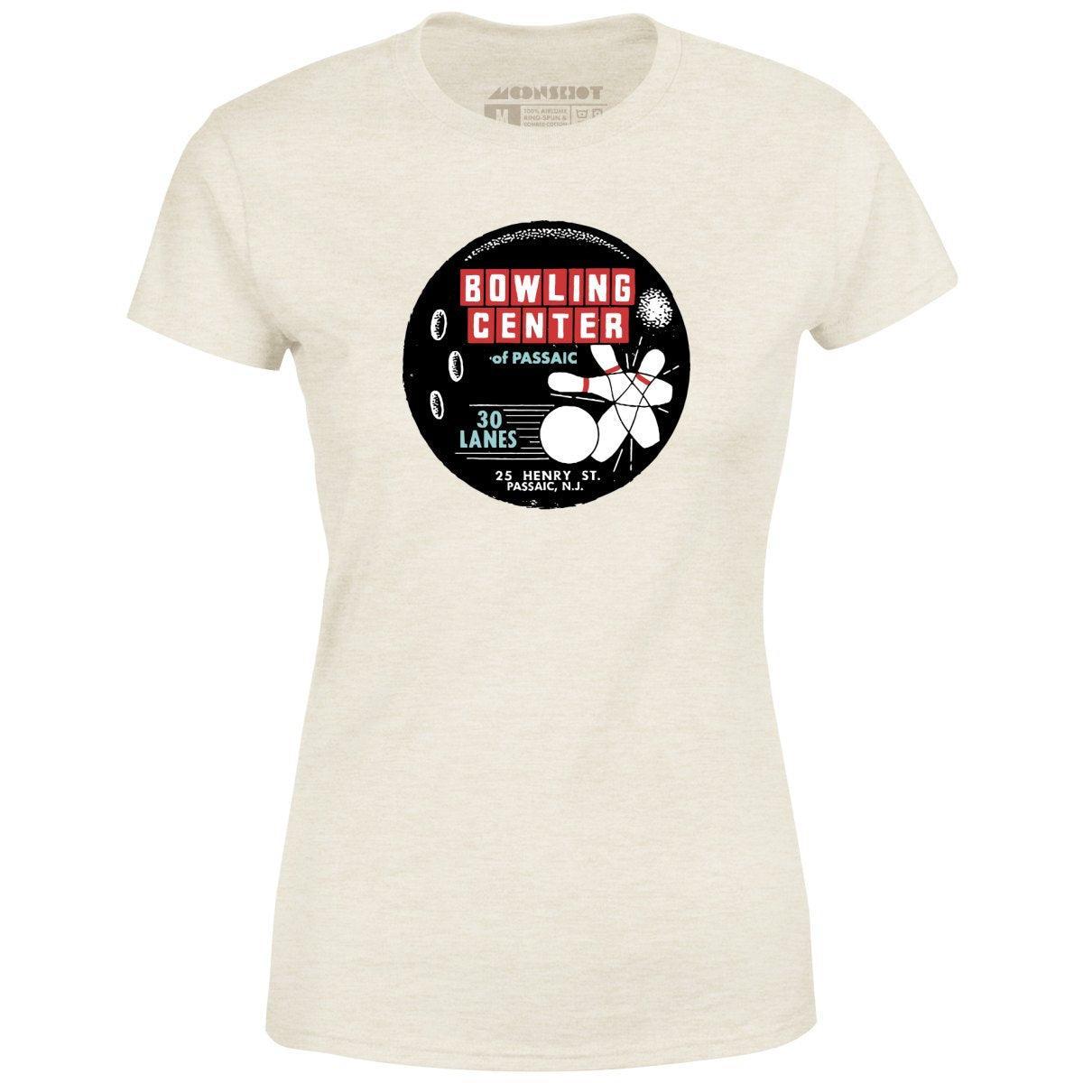 Bowling Center of Passaic - Passaic, NJ - Vintage Bowling Alley - Women's T-Shirt Female Product Image