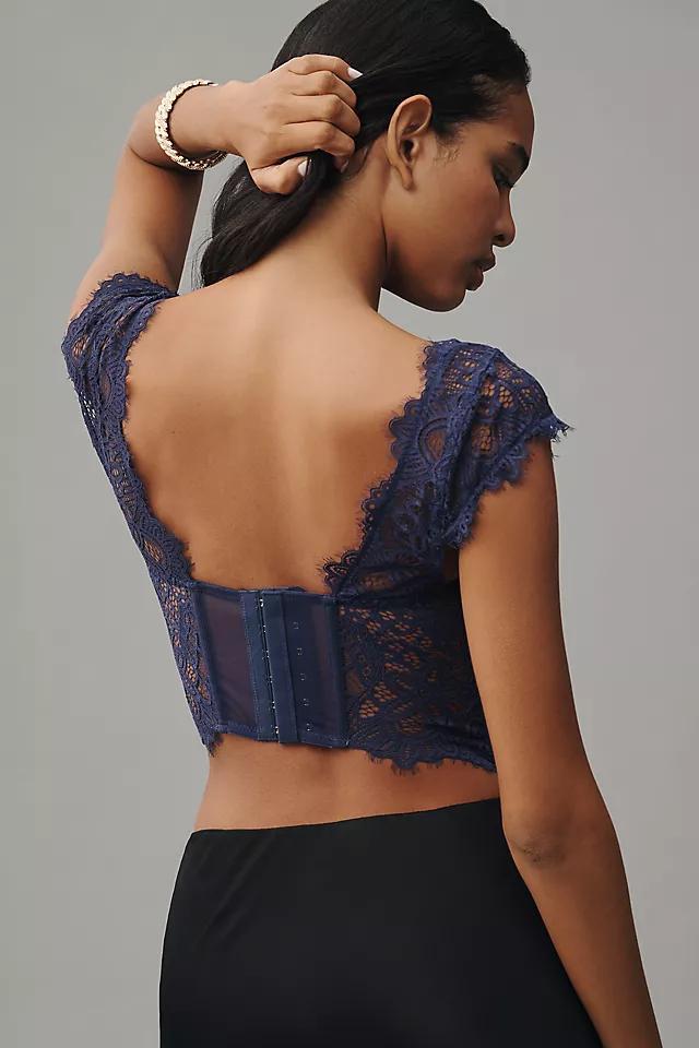 The Giselle Lace Bustier: Cap-Sleeve Edition Product Image
