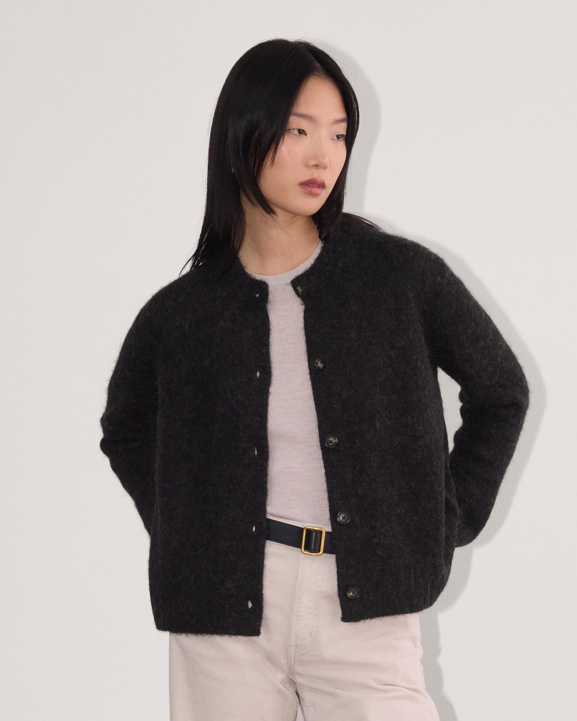 The Crew Cardigan in Alpaca Product Image