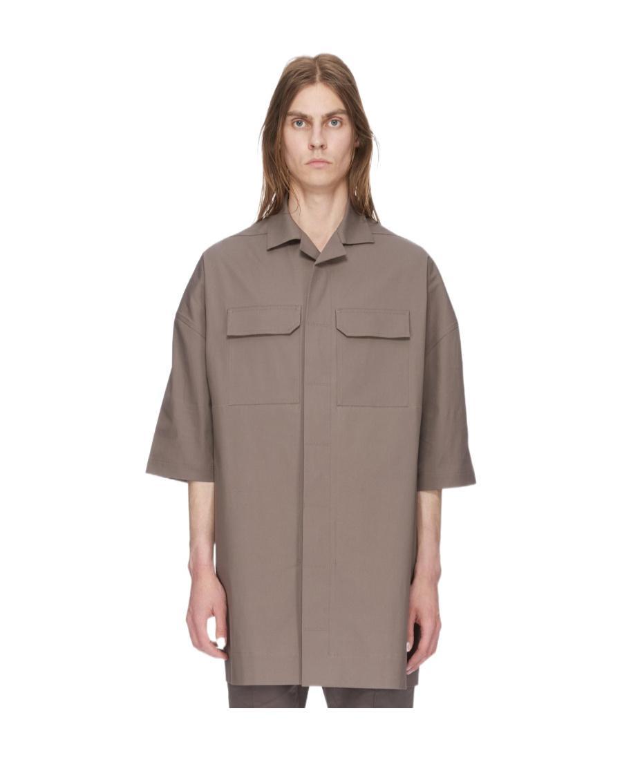 RICK OWENS Magnum Tommy Shirt In Dust Product Image