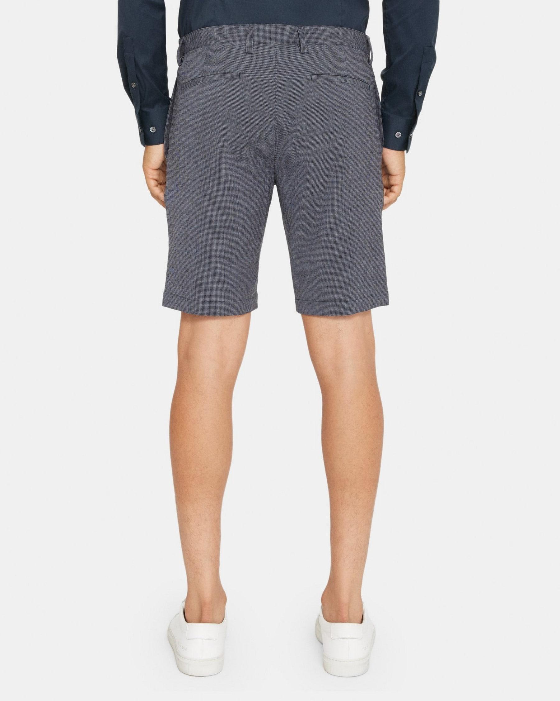 Classic-Fit Short in Herringbone Wool-Blend Product Image
