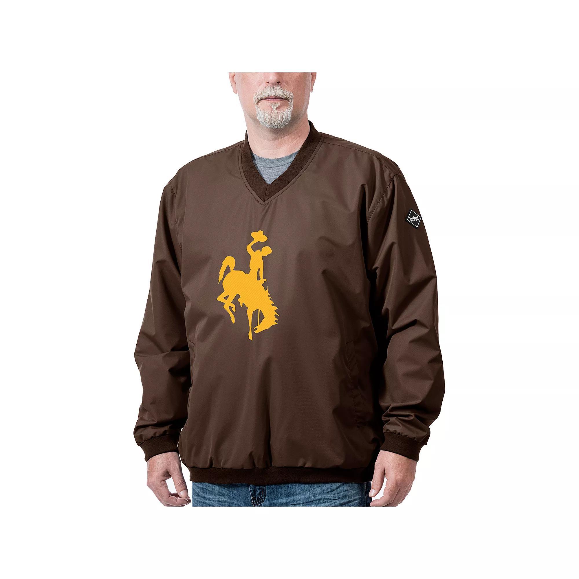 Men's Wyoming Cowboys Franchise Logo Pullover, Size: Small, Wyo Brown Product Image