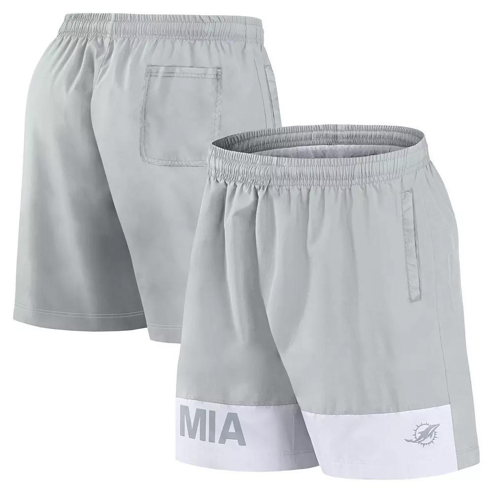 Mens Fanatics Gray Miami Dolphins Elements Shorts Product Image