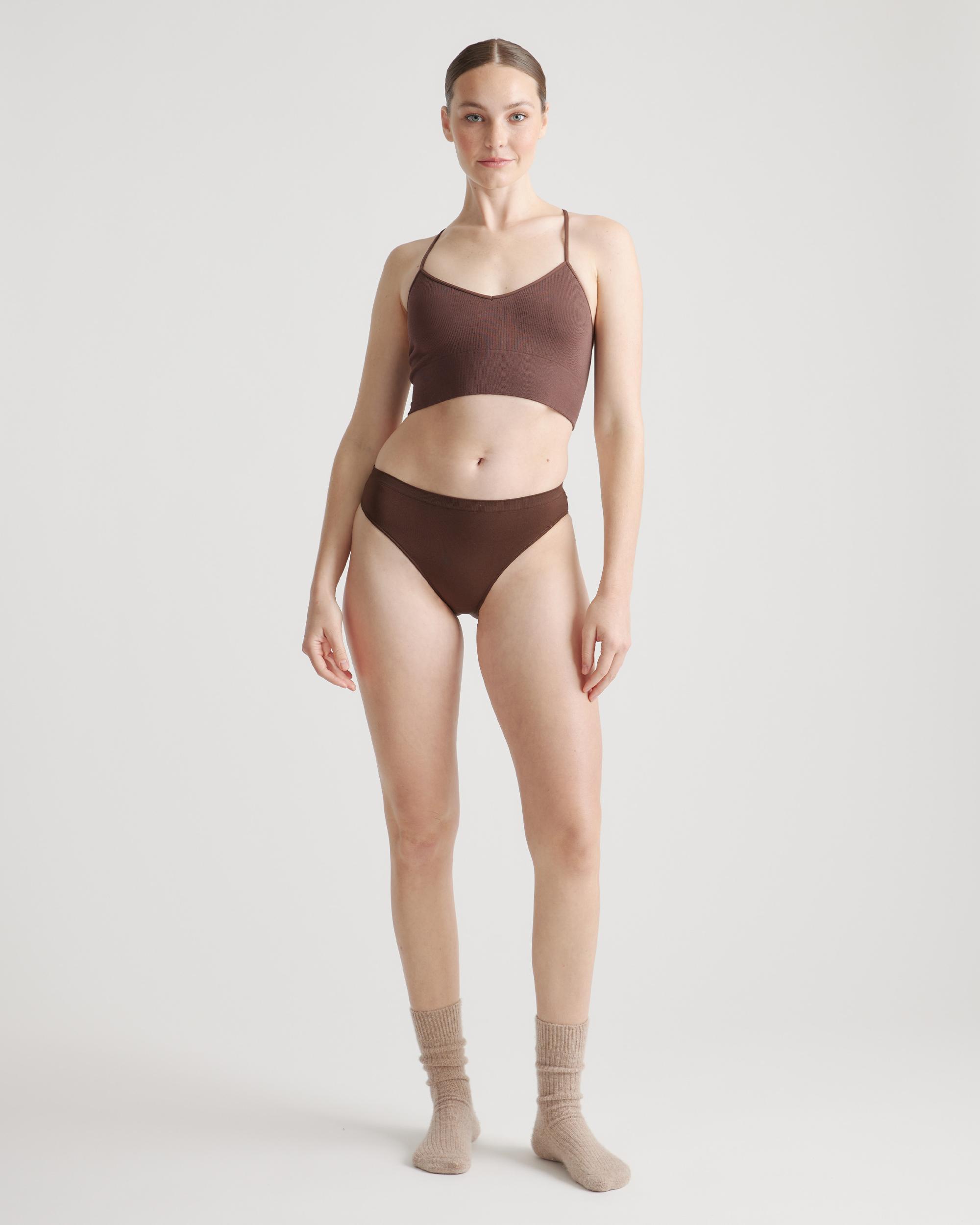 Quince | Women's Smoothing Comfort Bikini Size XS, Nylon/Spandex Product Image