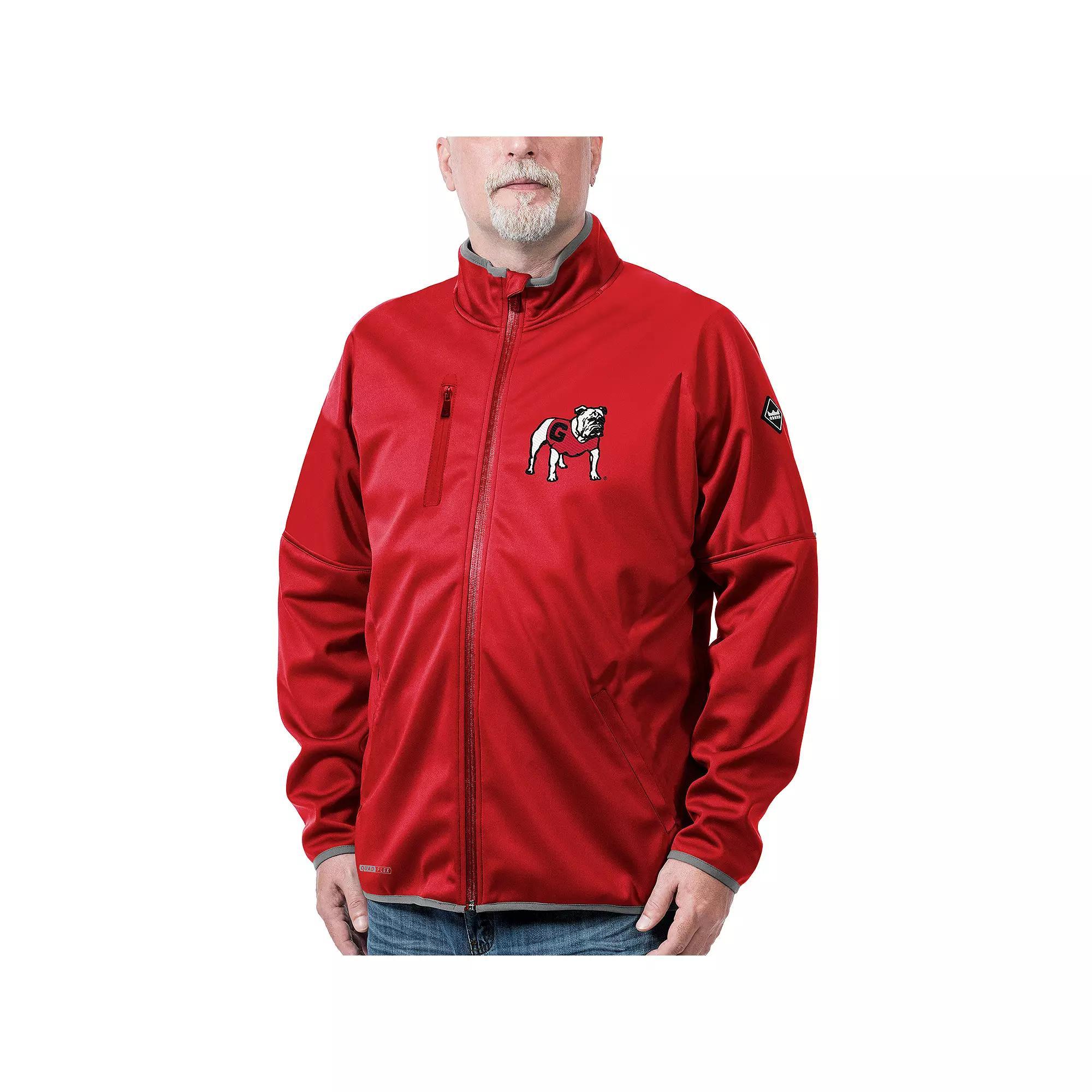 Men's Georgia Bulldogs Softshell Jacket, Size: 4XL, Red Product Image