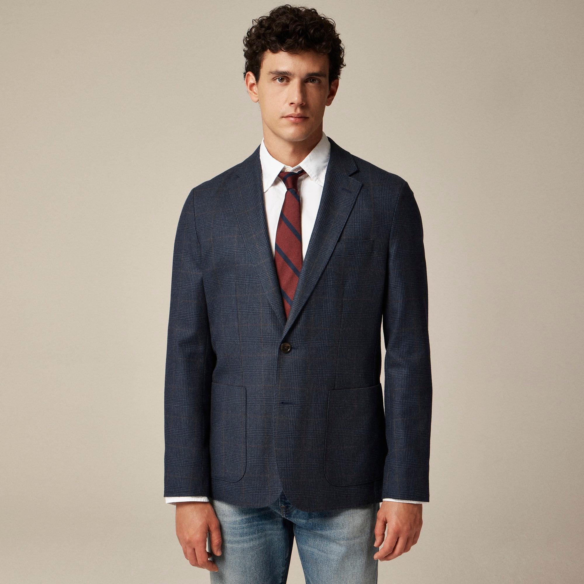 Ludlow Slim-fit blazer in English cotton-wool blend Product Image