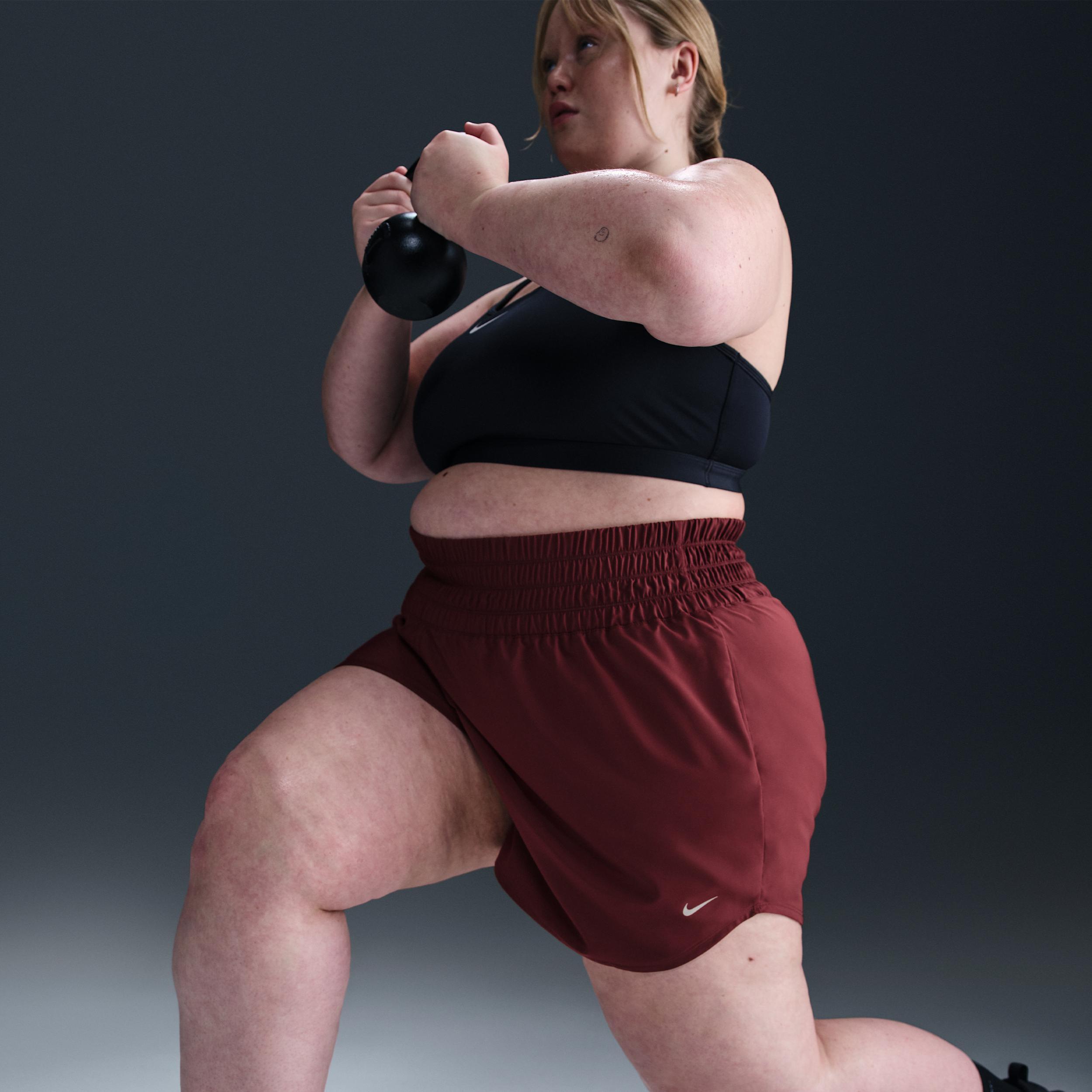 Nike Women's Dri-FIT One Ultra High-Waisted 3" Brief-Lined Shorts (Plus Size) Product Image