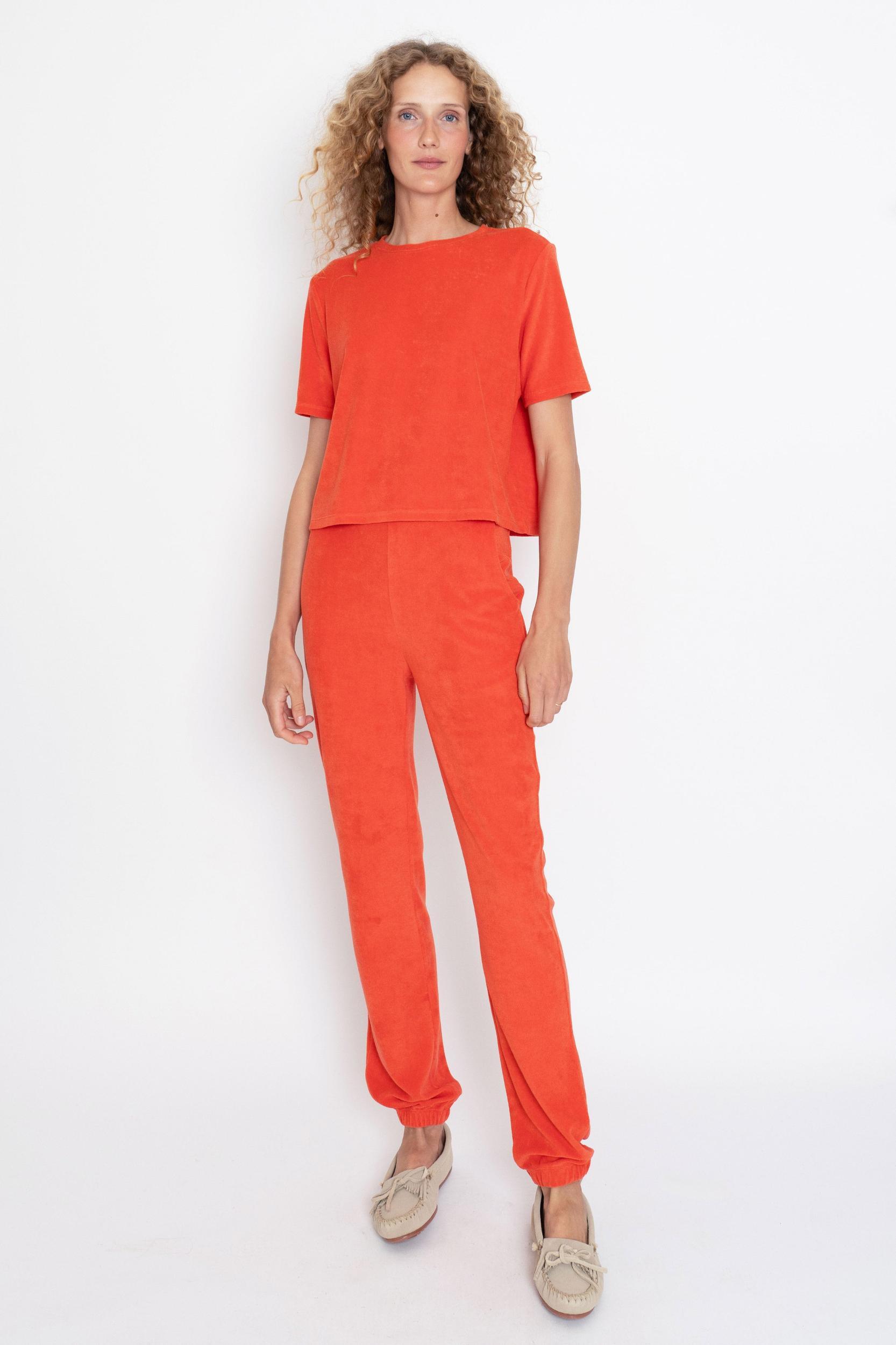 The Terry Sweatpants - Poppy Product Image