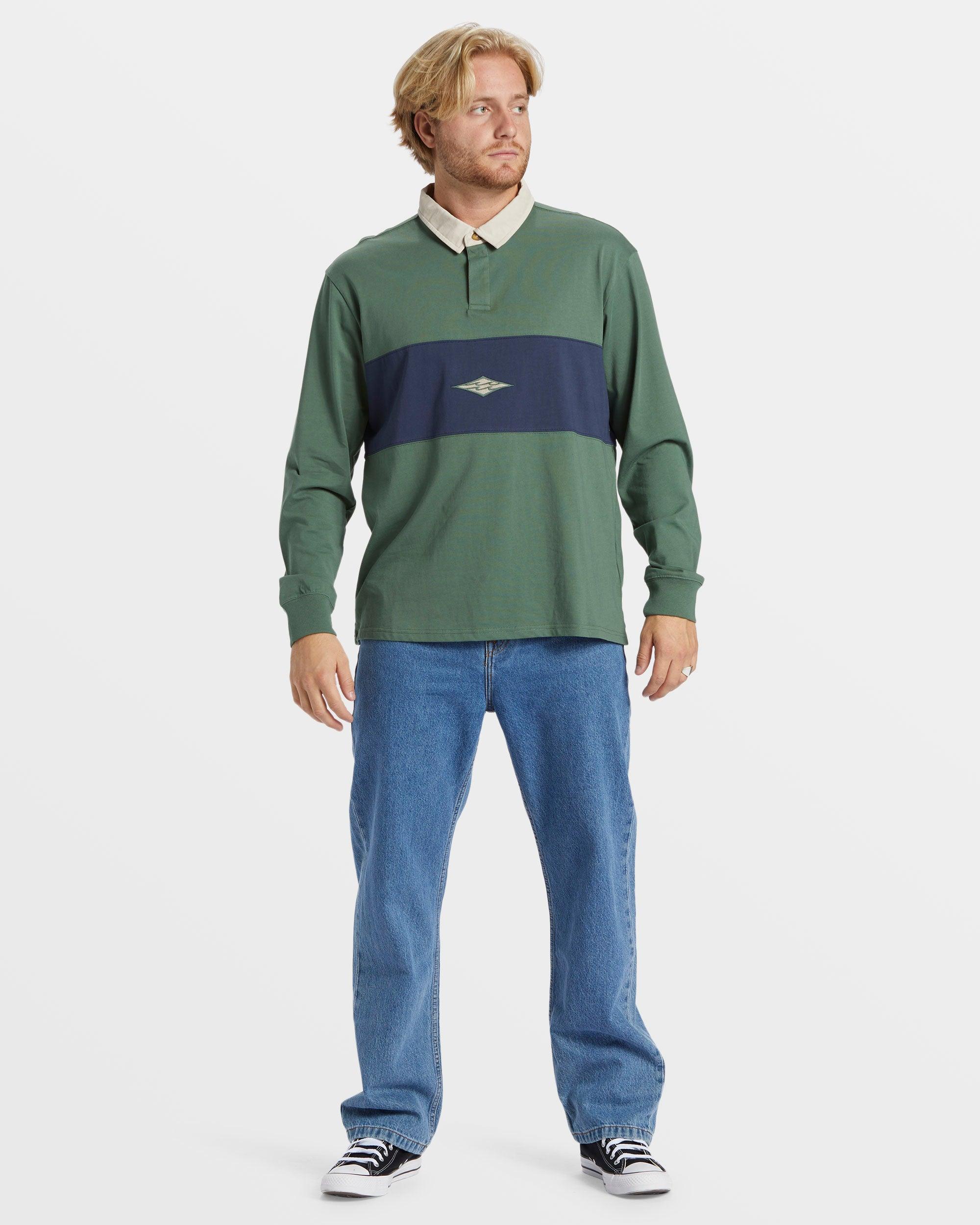 Neutron Long Sleeve Polo T-Shirt - Hunter Male Product Image