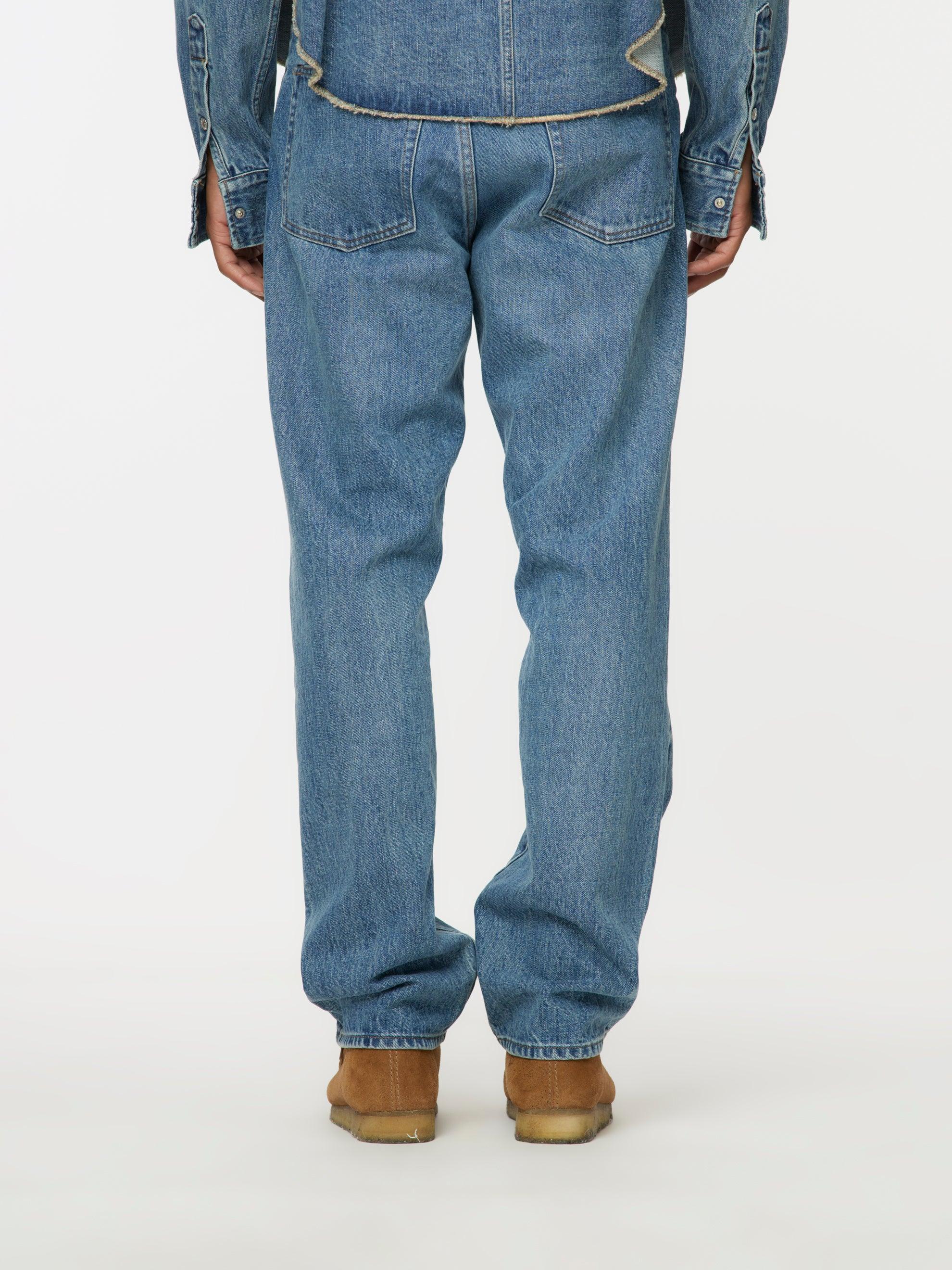 Classic Indigo Denim Jeans Product Image