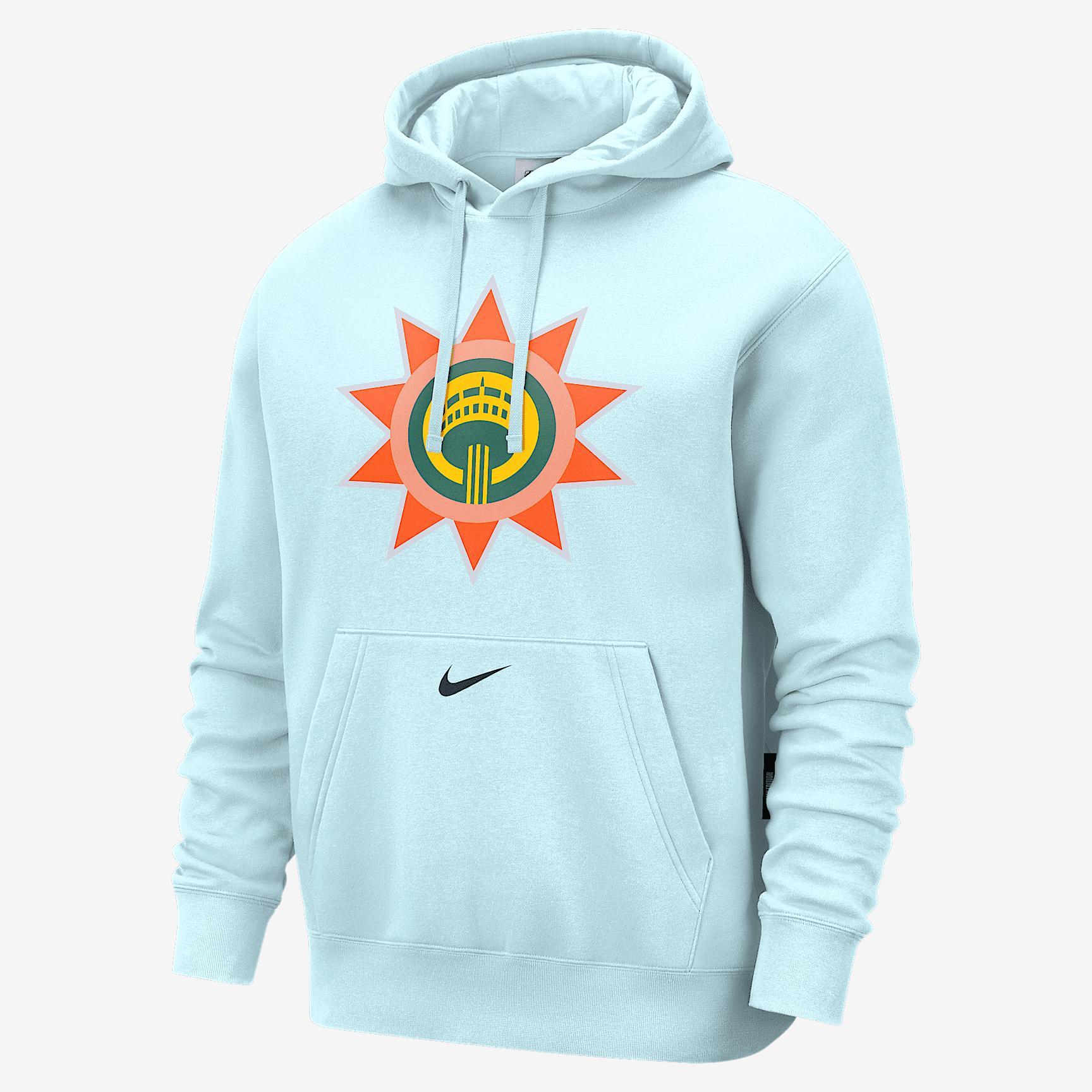 San Antonio Spurs Club City Edition Men's Nike NBA Fleece Pullover Hoodie Product Image