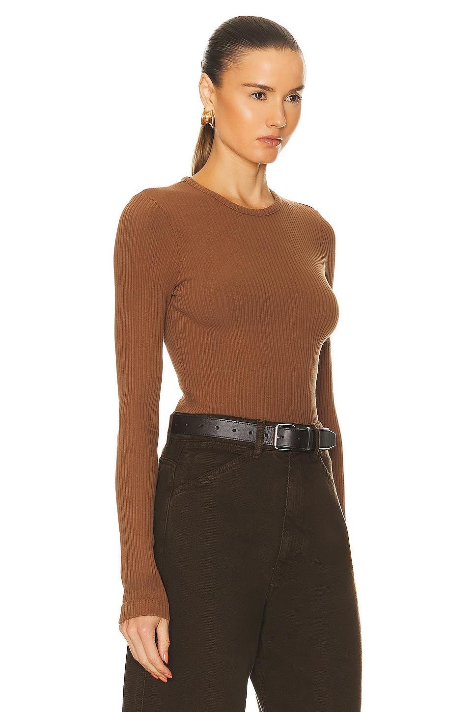 Alma Shrunken Crew Neck Tee AGOLDE Product Image