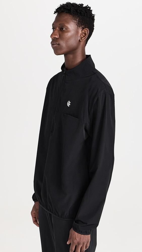 Quiet Golf Monogram Shell Quarter Zip Sweatshirt | Shopbop Product Image