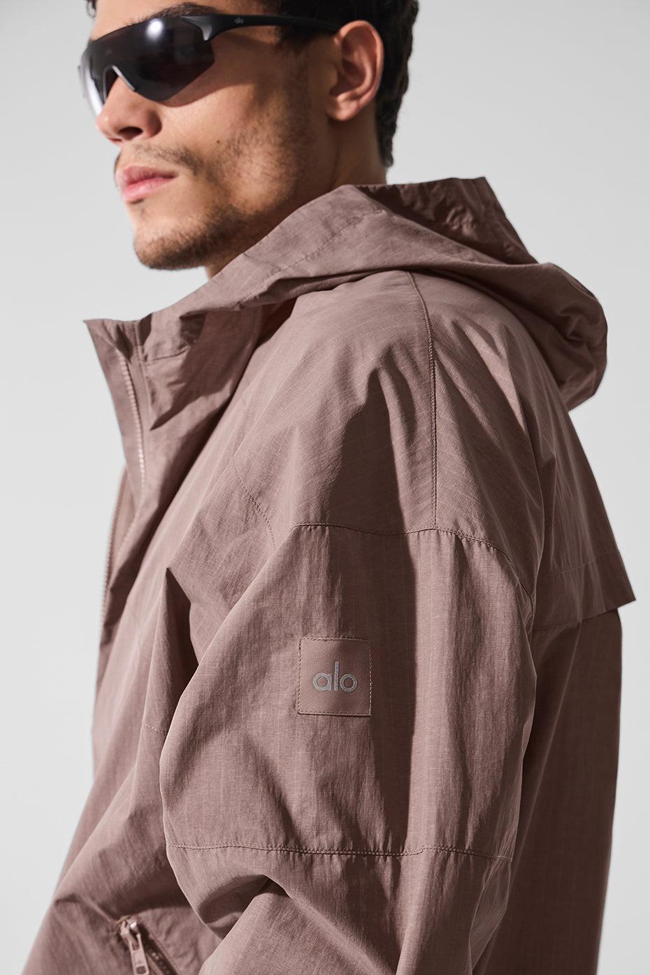 Vantage Nylon Ripstop Track Jacket - Mushroom Product Image