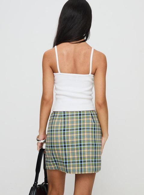 Jacklin Mini Skirt Multi Check Product Image