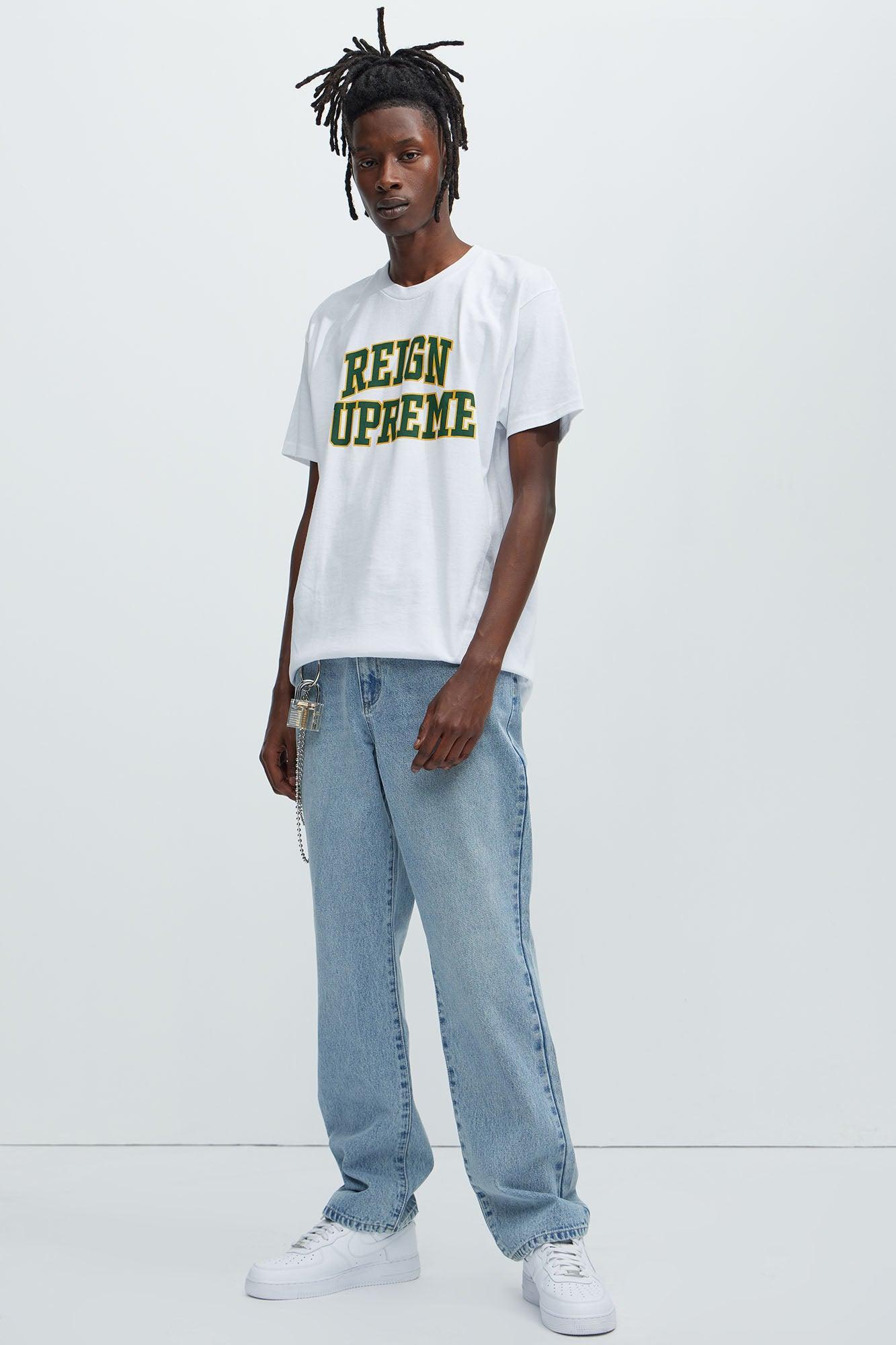 Reign Supreme Short Sleeve Tee - White Product Image