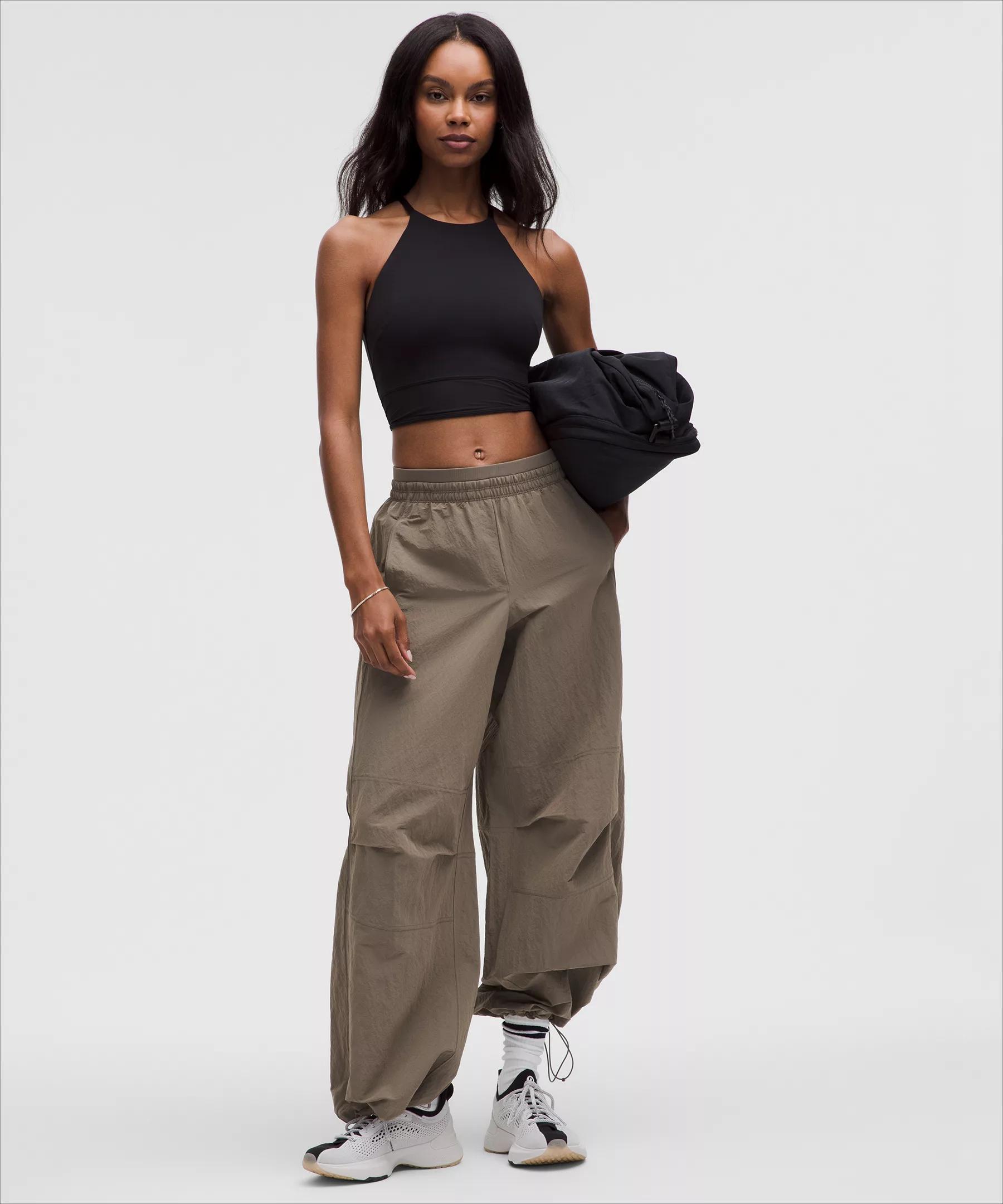 Crinkle Nylon Relaxed Parachute Pant Product Image