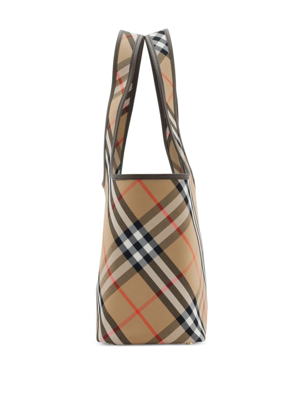 small check tote bag  Product Image
