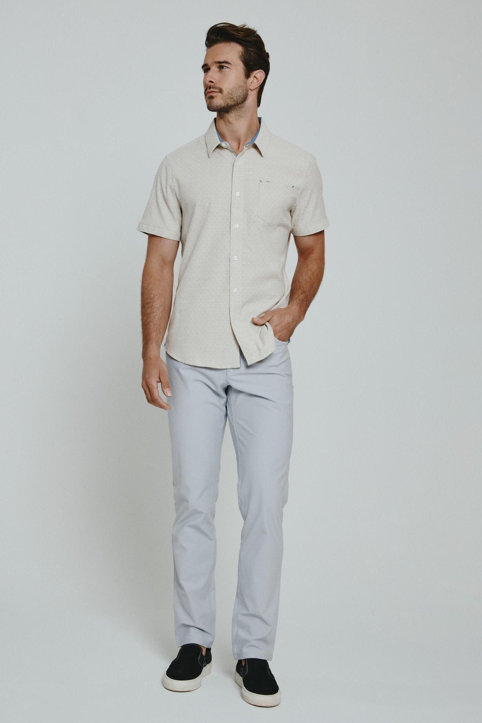 Zenith Short Sleeve Shirt - Tan Product Image