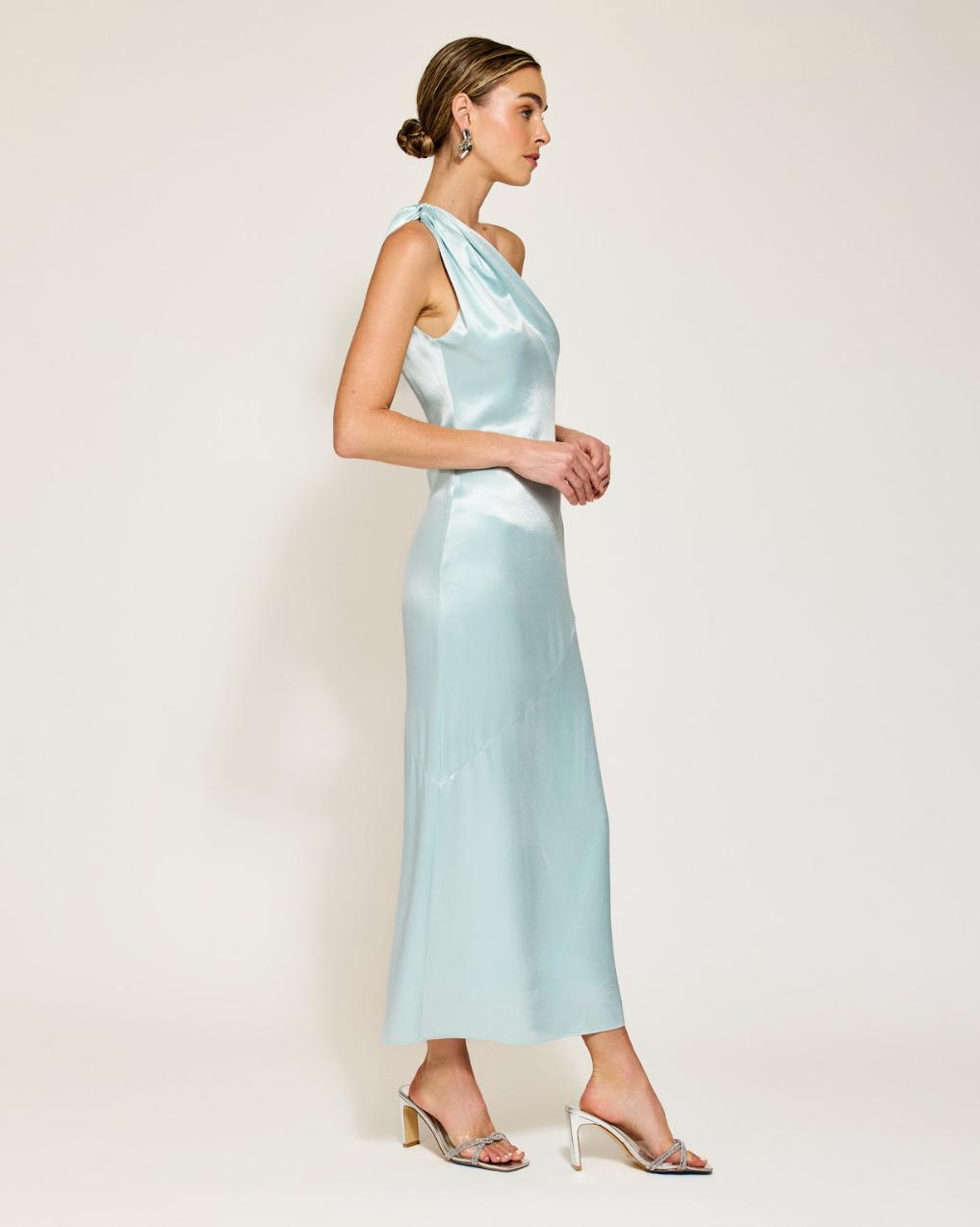 Line & Dot | Daniella Dress | Mint Product Image