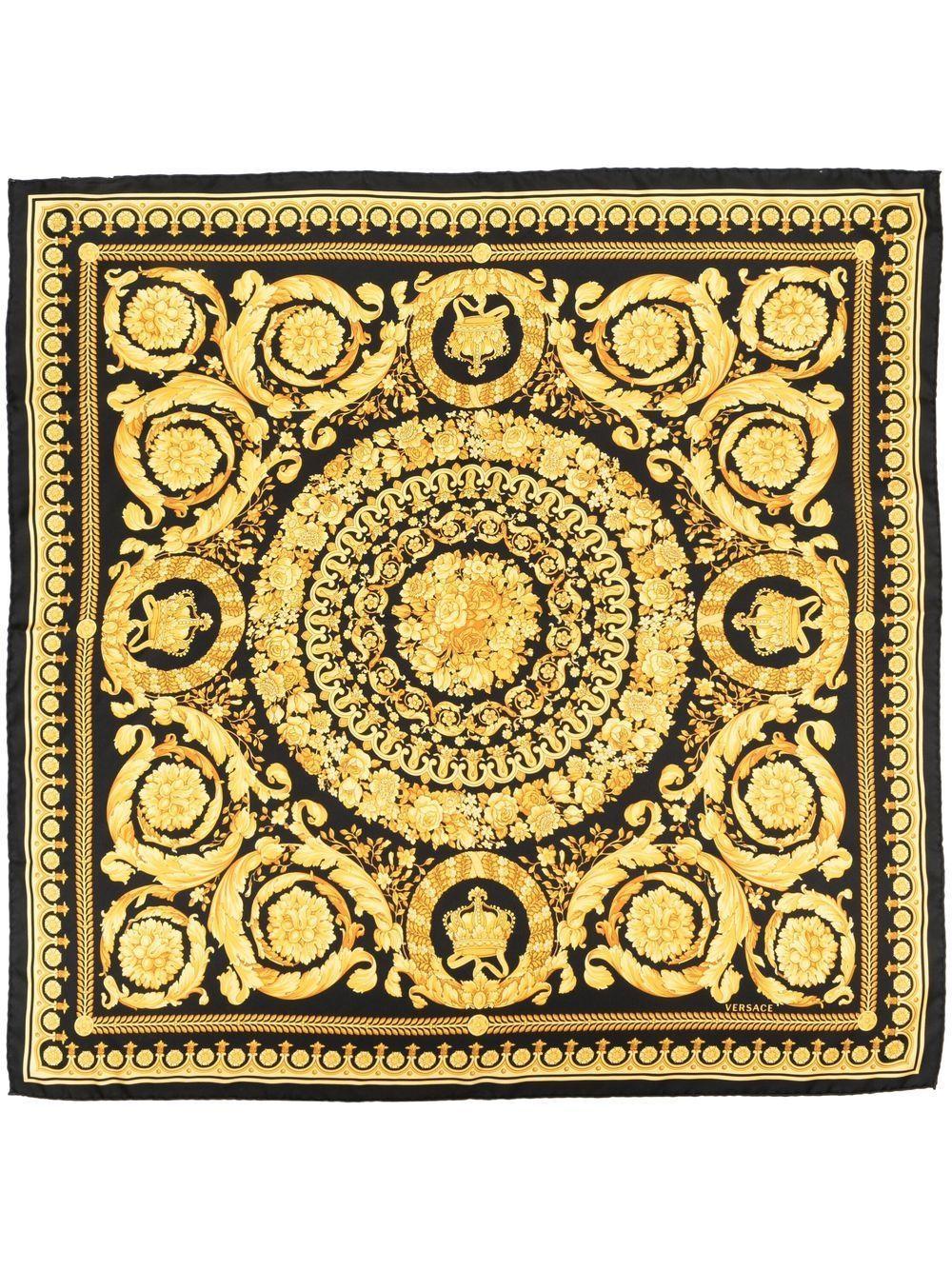 Barocco silk scarf Product Image