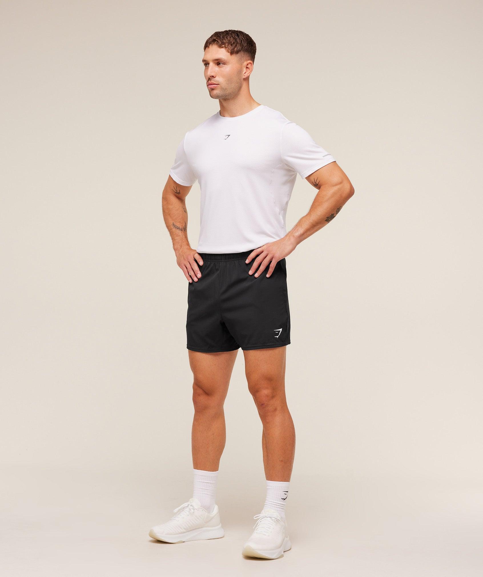 Gymshark Running T-Shirt - White Male Product Image