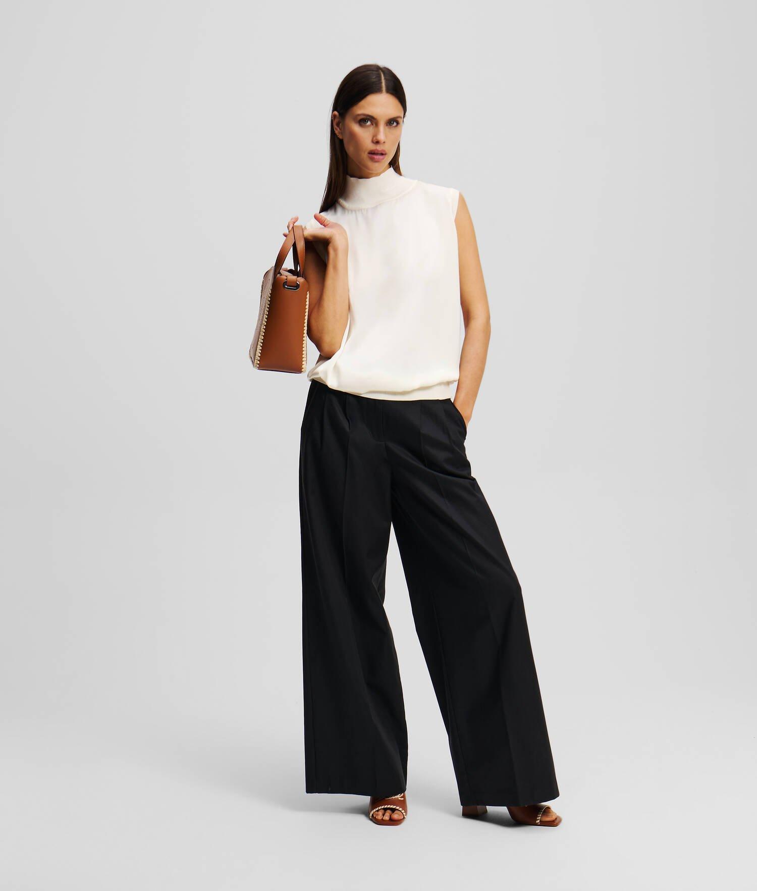 SLEEVELESS SATIN TOP Product Image
