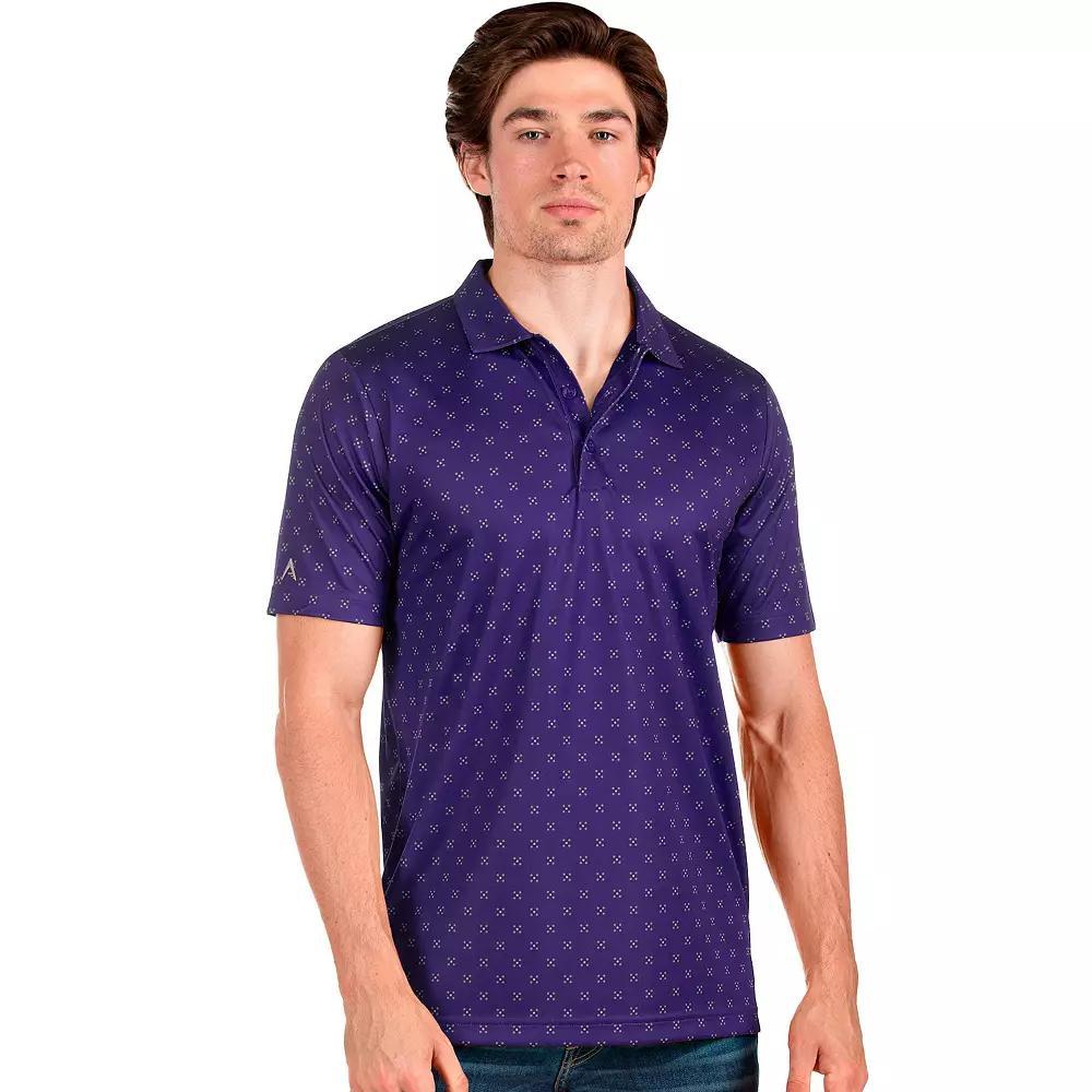 Men's Antigua Spark Polo, Size: Medium, Purple Product Image