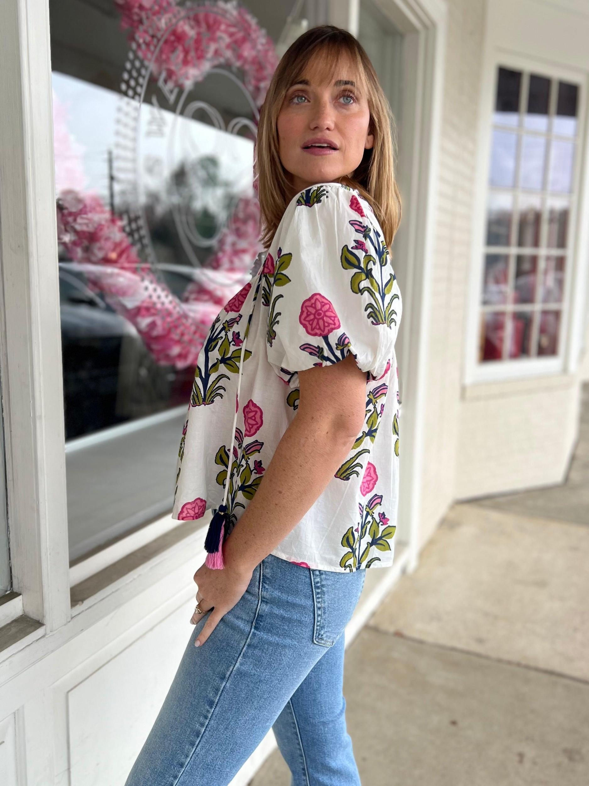 Kenzie Puff Sleeve Top Product Image